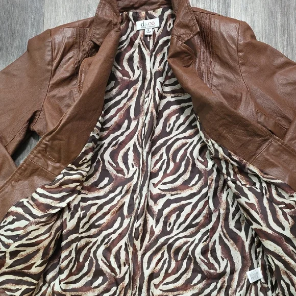 Denim&Co leather jacket - Picture 9 of 14